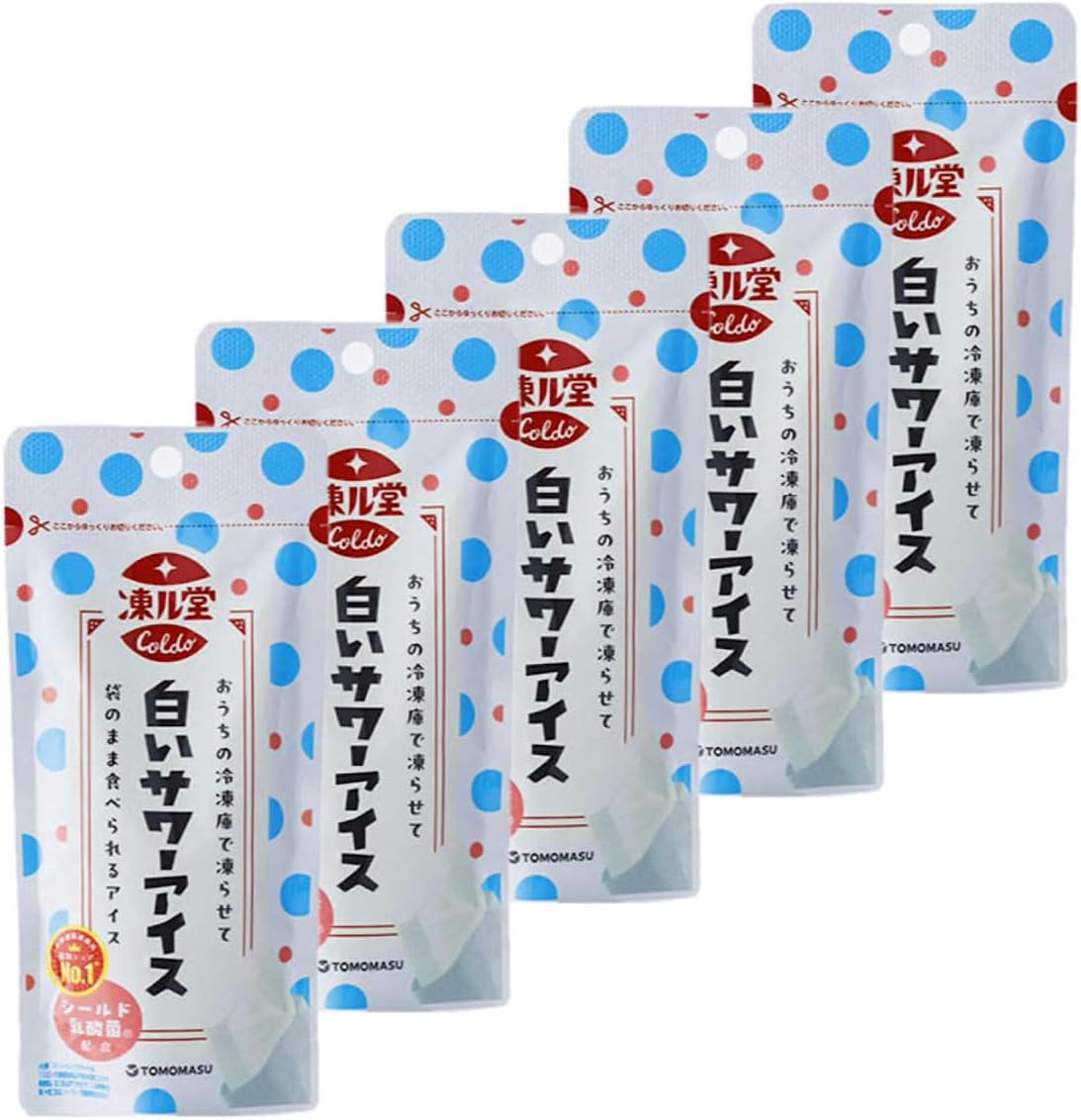 Yahoo! Yahoo!ショッピング(ヤフー ショッピング)凍らせて食べるアイス 白いサワーアイス 5袋 凍ル堂 パウチアイス アイス シャーベット