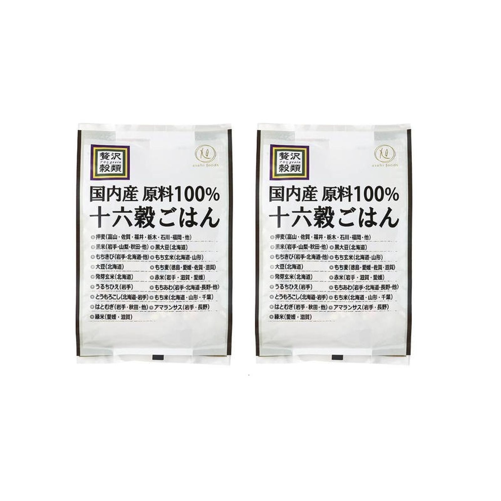 Yahoo! Yahoo!ショッピング(ヤフー ショッピング)旭食品 贅沢穀類 国内産原料100％ 十六穀ごはん 180g ×2個