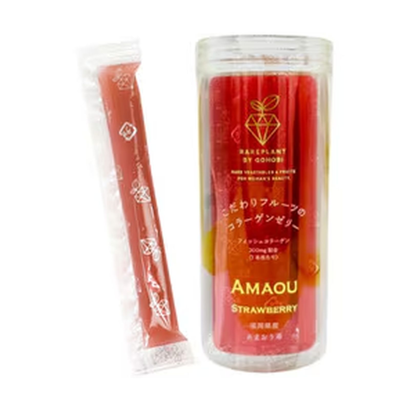 Yahoo! Yahoo!ショッピング(ヤフー ショッピング)果実工房 フルーツコラーゲンゼリー 福岡県産 あまおう苺 14g×12本入り