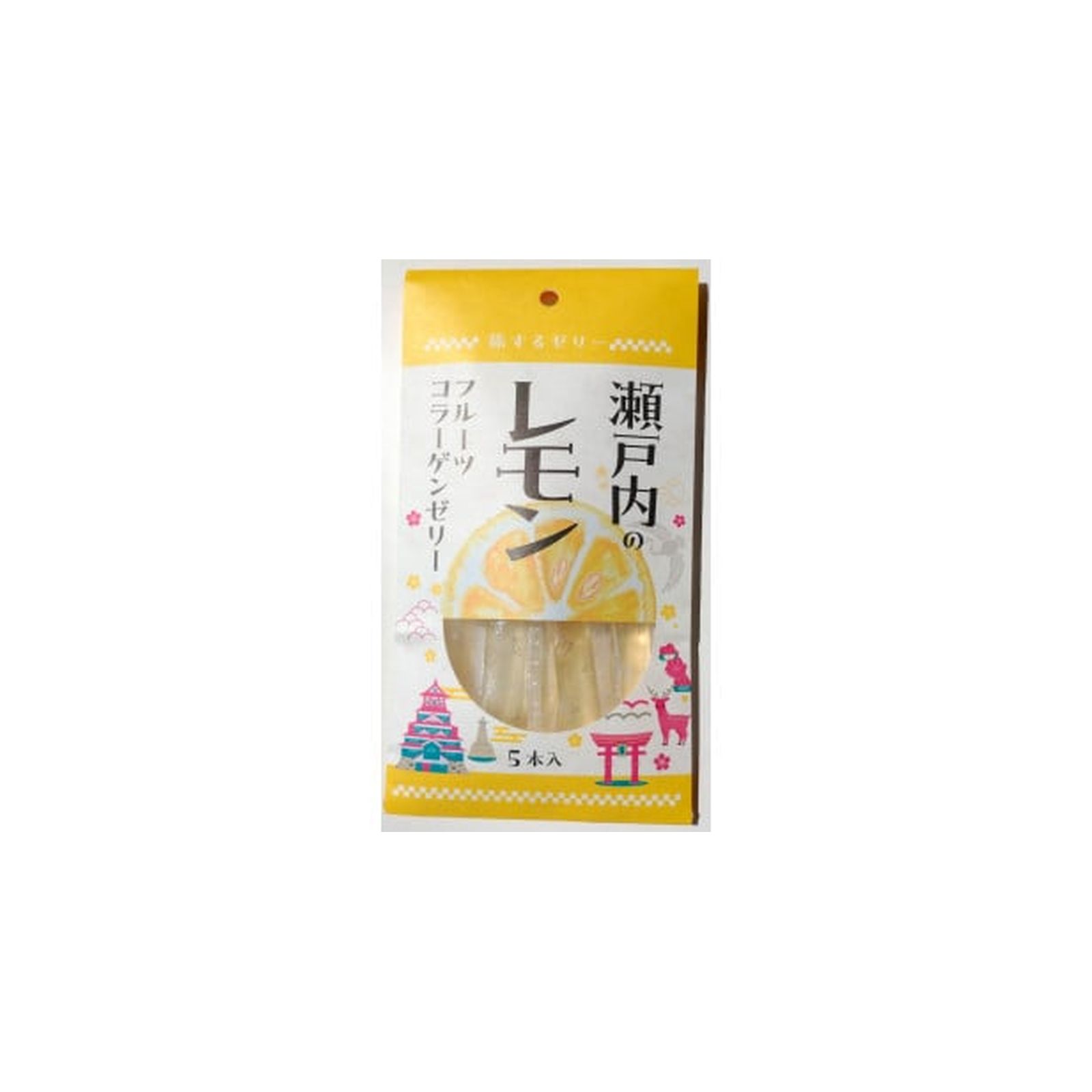 Yahoo! Yahoo!ショッピング(ヤフー ショッピング)果実工房 旅するゼリー 瀬戸内のレモン 14g×5本入