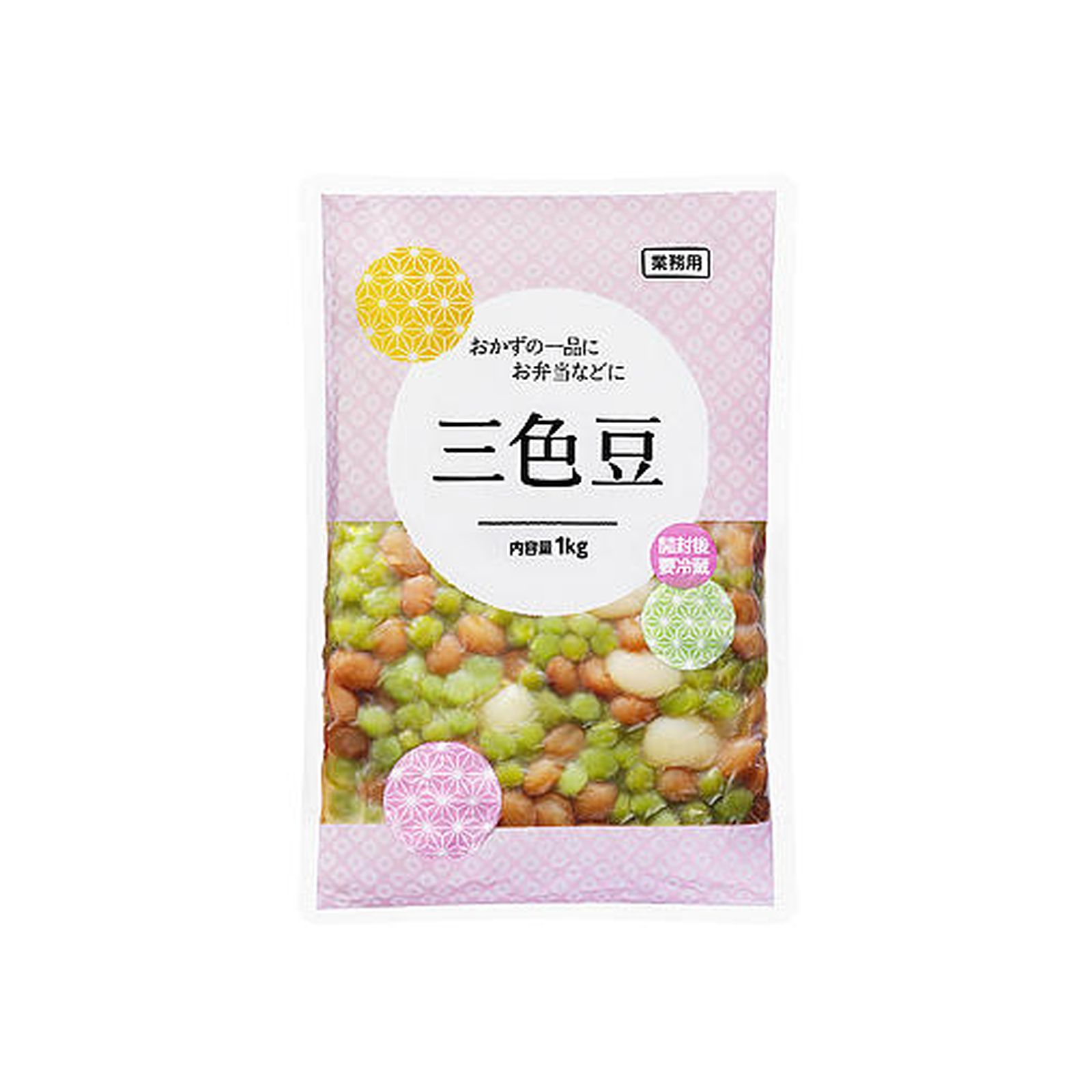 Yahoo! Yahoo!ショッピング(ヤフー ショッピング)業務スーパー 三色豆 1kg 豆 おかず 煮豆 冷蔵