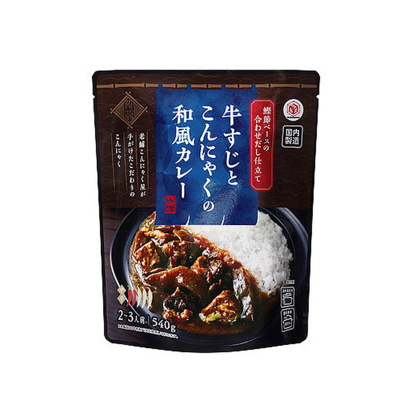 Yahoo! Yahoo!ショッピング(ヤフー ショッピング)業務スーパー 牛すじとこんにゃくの和風カレー 540g レトルト 具材入り