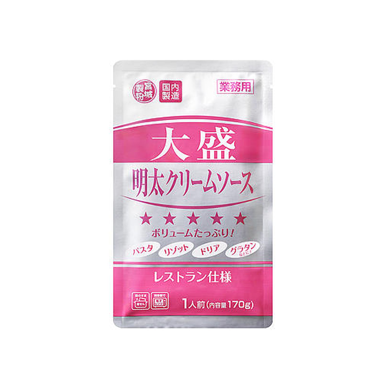 Yahoo! Yahoo!ショッピング(ヤフー ショッピング)業務スーパー 大盛明太クリームソース 170g×3食入 パスタソース 調味料 業務用