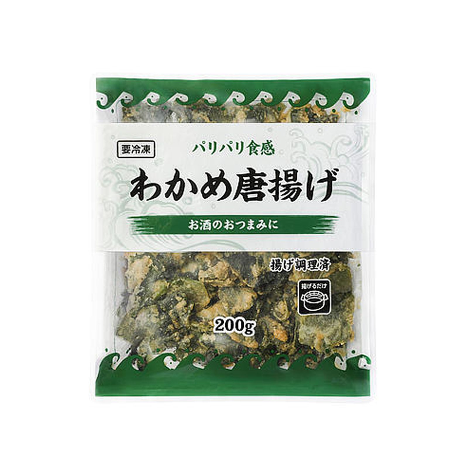 Yahoo! Yahoo!ショッピング(ヤフー ショッピング)業務スーパー わかめ唐揚げ 200g おつまみ パリパリ おかず 冷凍