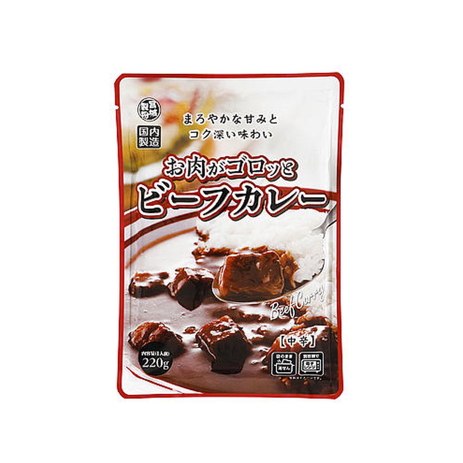 Yahoo! Yahoo!ショッピング(ヤフー ショッピング)業務スーパー お肉がゴロッとビーフカレー 220g×4食入 レトルト パウチ 即席