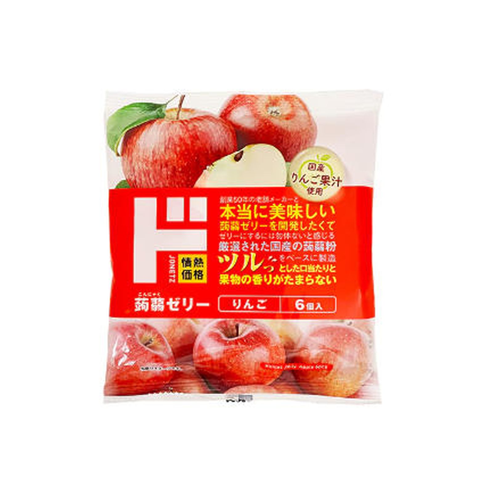 Yahoo! Yahoo!ショッピング(ヤフー ショッピング)ドン・キホーテ情熱価格 蒟蒻ゼリー りんご 20ｇ×6個入