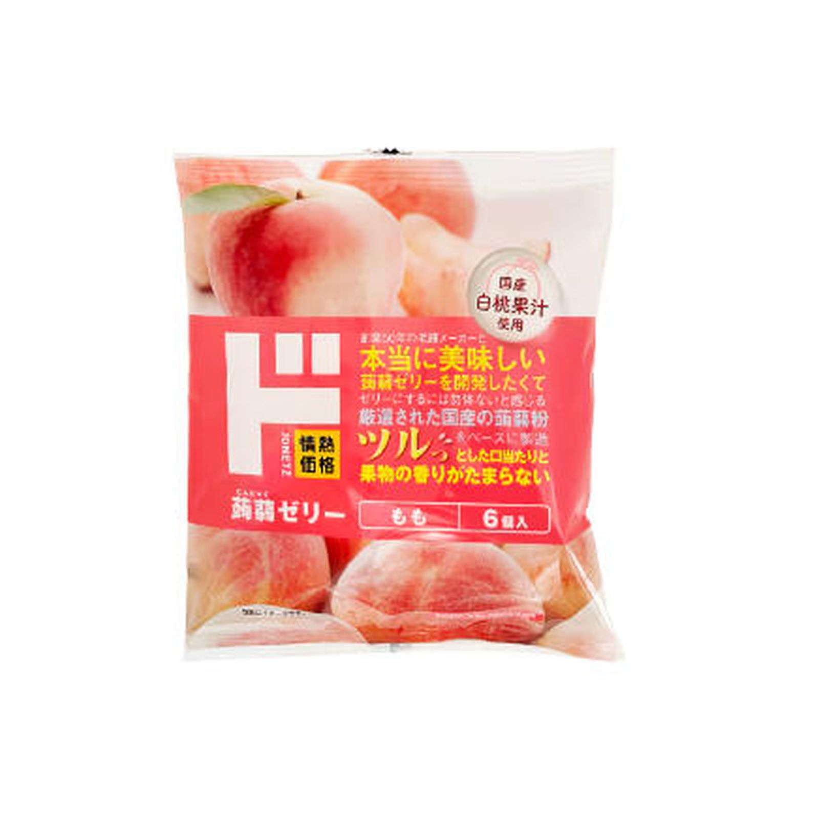 Yahoo! Yahoo!ショッピング(ヤフー ショッピング)ドン・キホーテ情熱価格 蒟蒻ゼリー もも 20ｇ×6個入