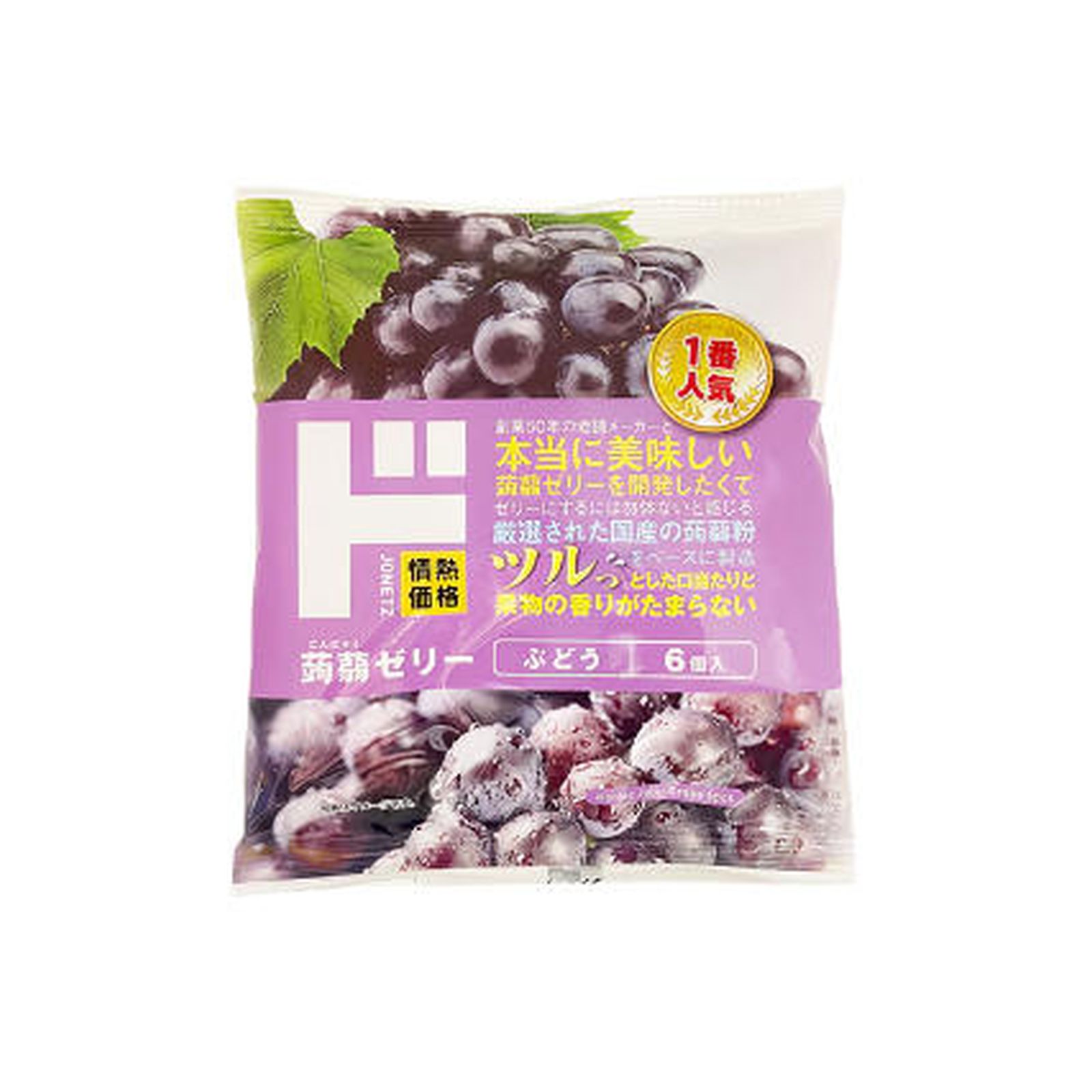 Yahoo! Yahoo!ショッピング(ヤフー ショッピング)ドン・キホーテ情熱価格 蒟蒻ゼリー ぶどう 20ｇ×6個入