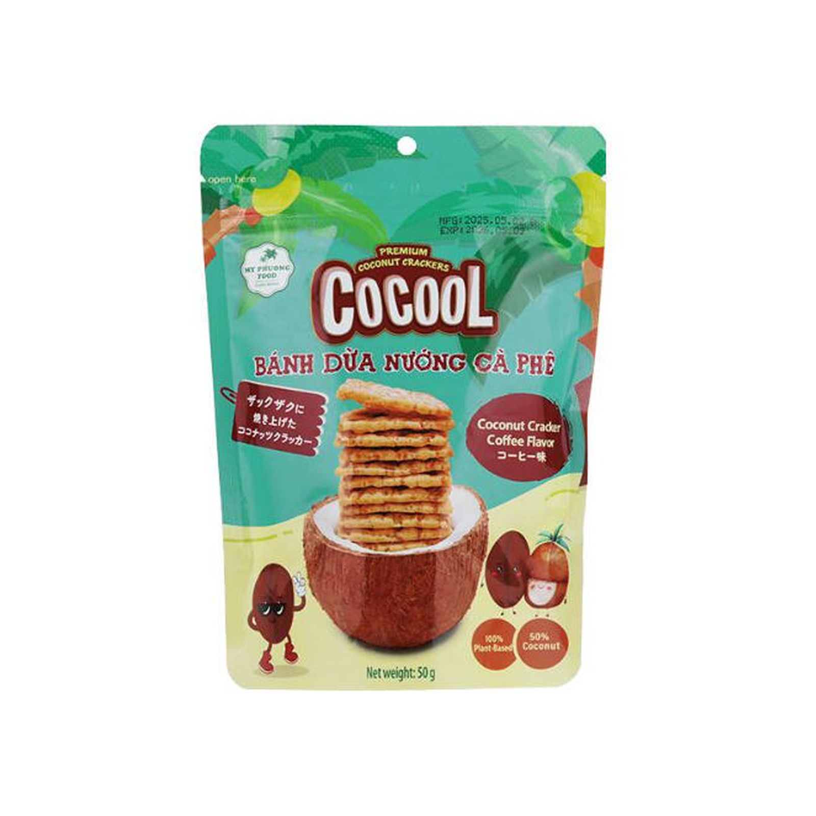 Yahoo! Yahoo!ショッピング(ヤフー ショッピング)カルディ コクール 焼ココナッツクラッカー コーヒー味 50g