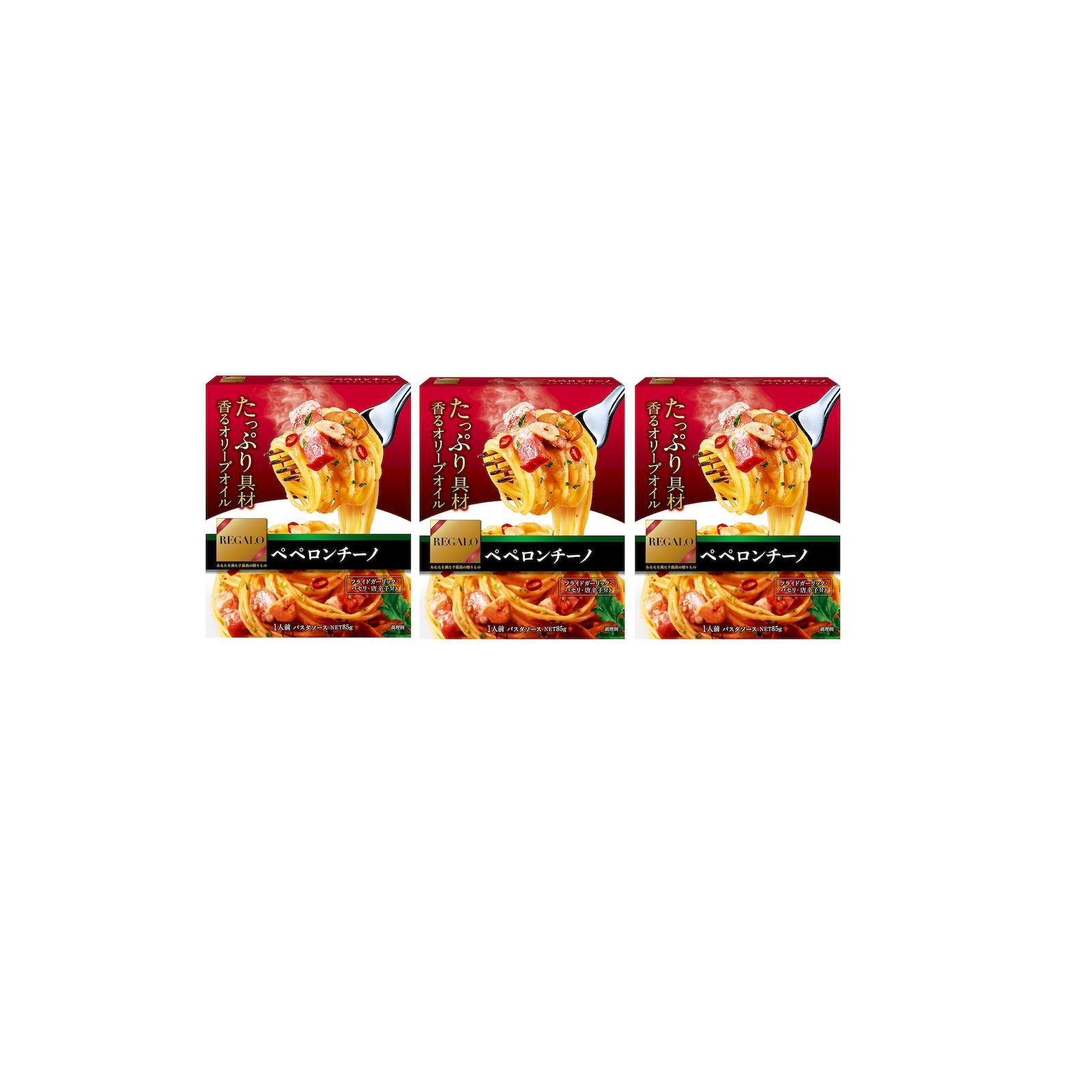Yahoo! Yahoo!ショッピング(ヤフー ショッピング)ニップン REGALO（レガーロ） ペペロンチーノ 85g（1人前） パスタソース お取り寄せ グルメ サタプラ サタデープラス ひたすら試して×3個