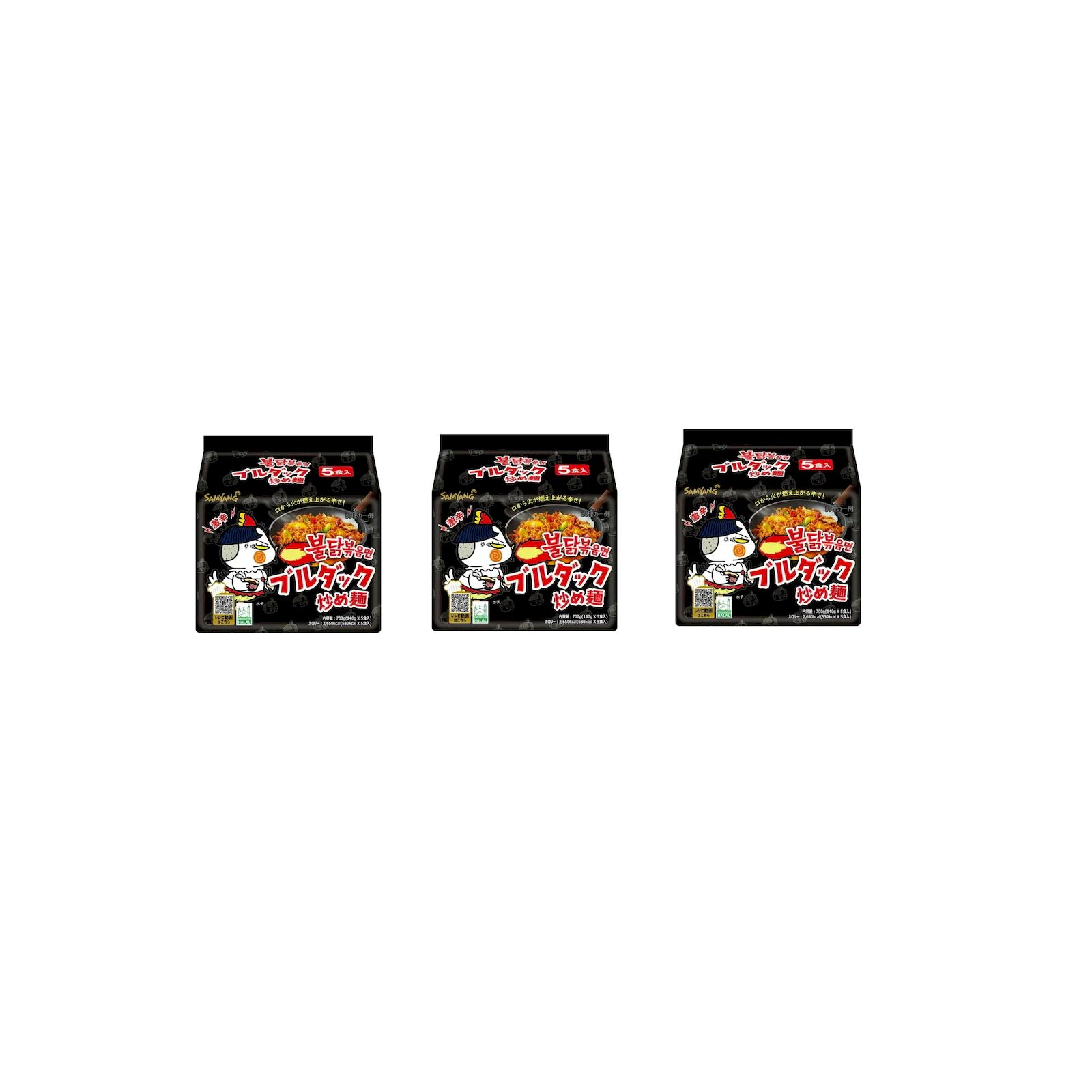 Yahoo! Yahoo!ショッピング(ヤフー ショッピング)業務スーパー ブルダック炒め麺 140g×5P ×3個