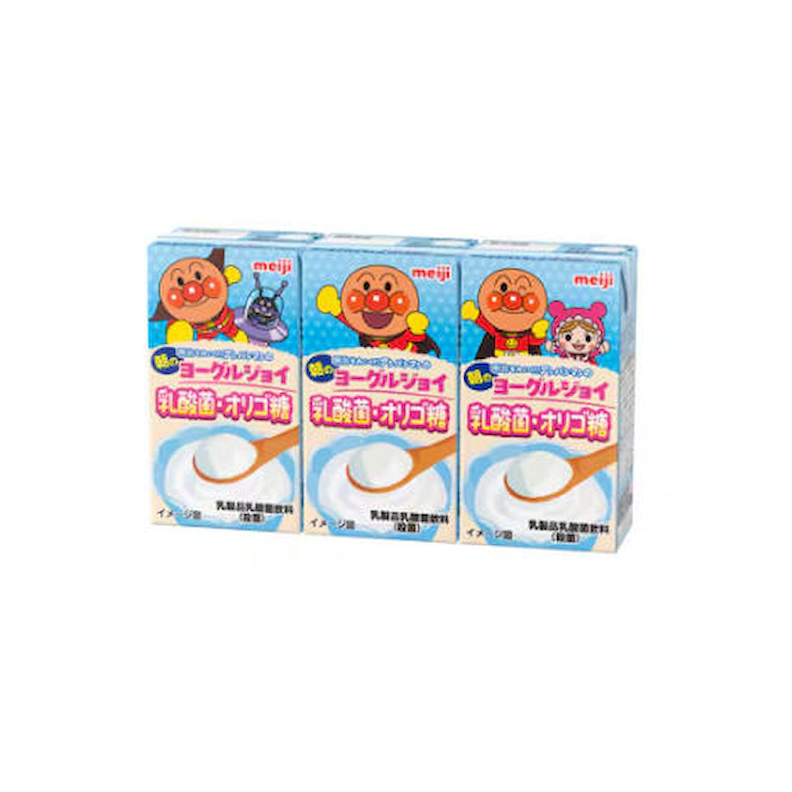 Yahoo! Yahoo!ショッピング(ヤフー ショッピング)明治それいけ！アンパンマンの朝のヨーグルジョイ 乳酸菌オリゴ糖 （125ml×3セット）×1 / （125ml×3セット）×3