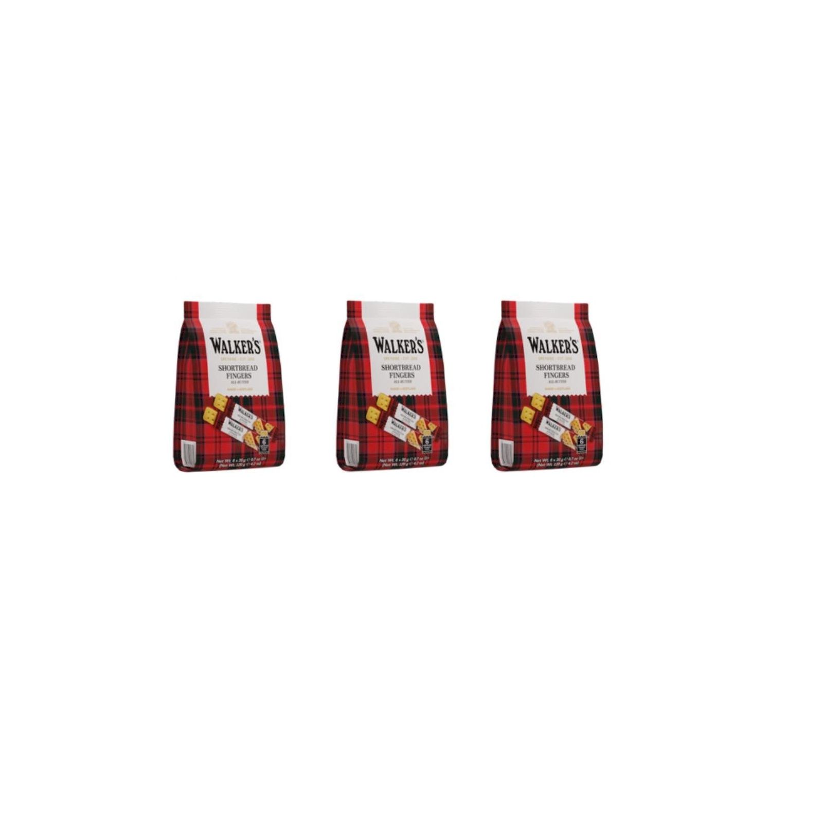 Yahoo! Yahoo!ショッピング(ヤフー ショッピング)Walkers ウォーカー ショートブレッドフィンガー 120g（20g×6） ×3個