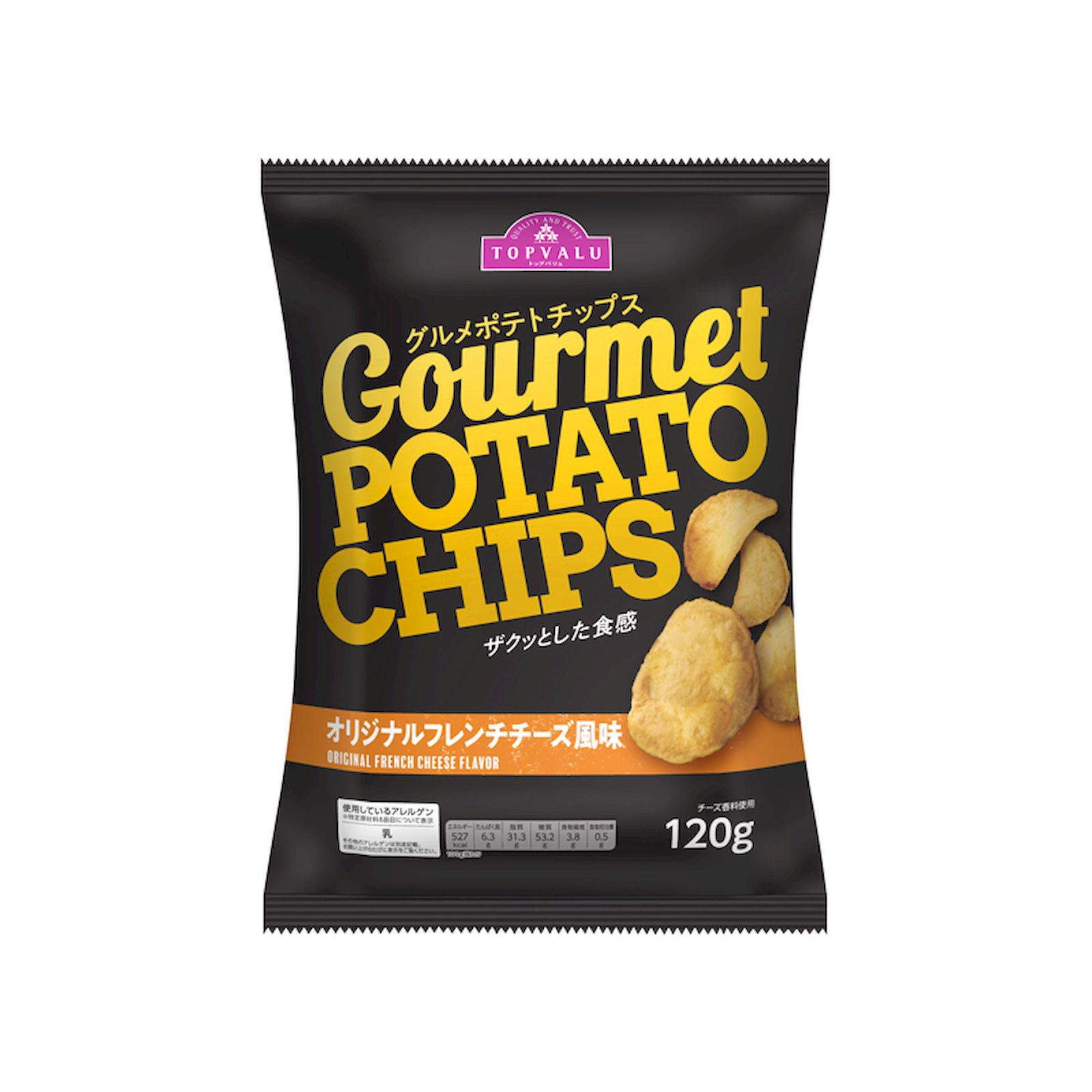 Yahoo! Yahoo!ショッピング(ヤフー ショッピング)トップバリュ ザクッとした食感 グルメポテトチップス オリジナルフレンチチーズ風味 120g スナック菓子 ポテトチップス チーズ味 濃厚