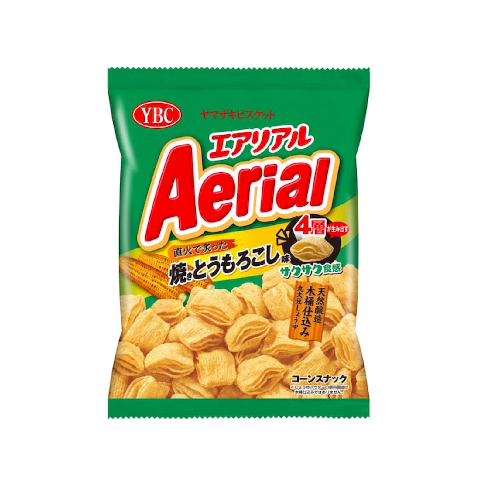 Yahoo! Yahoo!ショッピング(ヤフー ショッピング)ヤマザキビスケット エアリアル 焼きとうもろこし味 65g スナック菓子 コーンスナック 焼きとうもろこし 和風