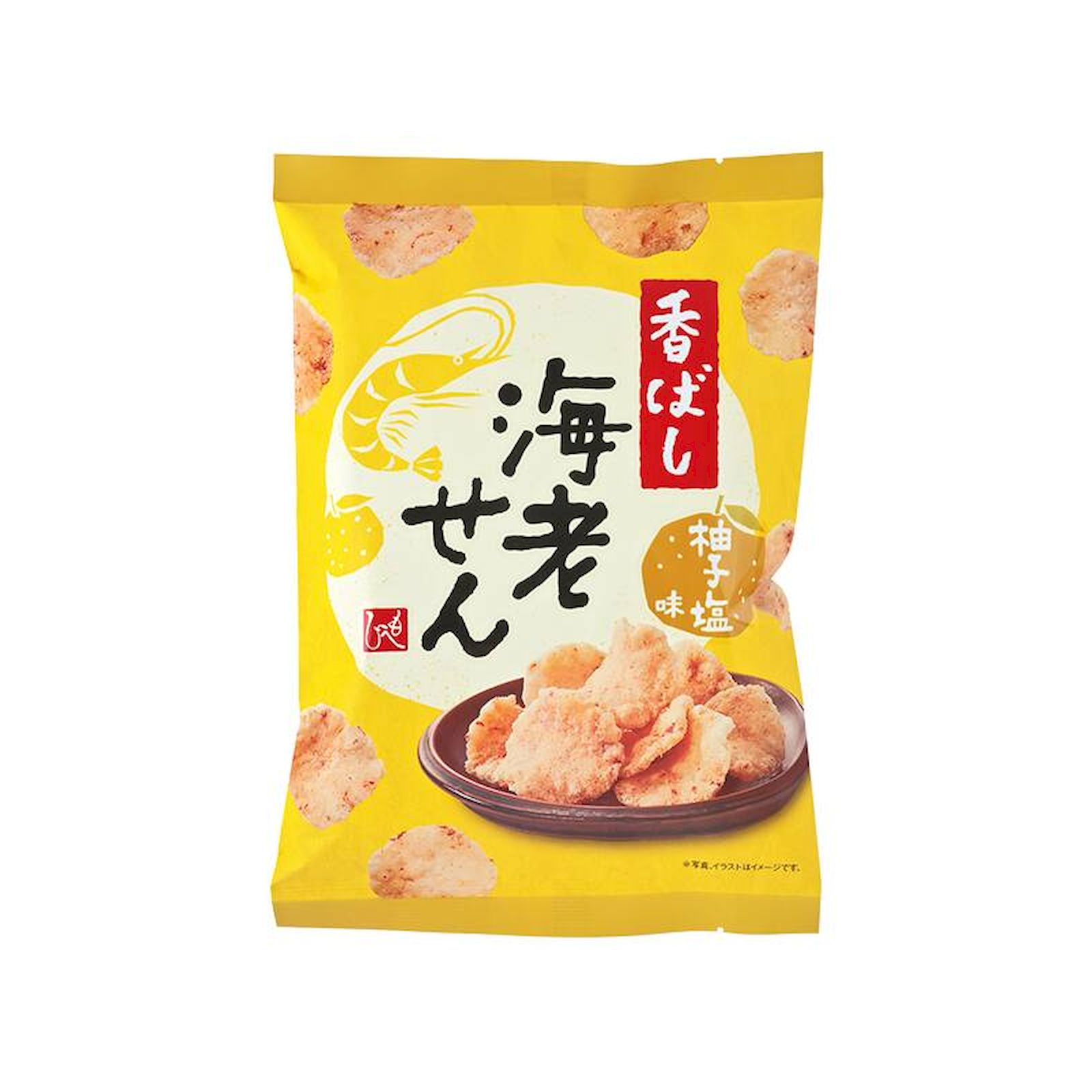 カルディ もへじ 香ばし海老せん　ゆず塩味　60g 海老せん スナック菓子 ゆず塩