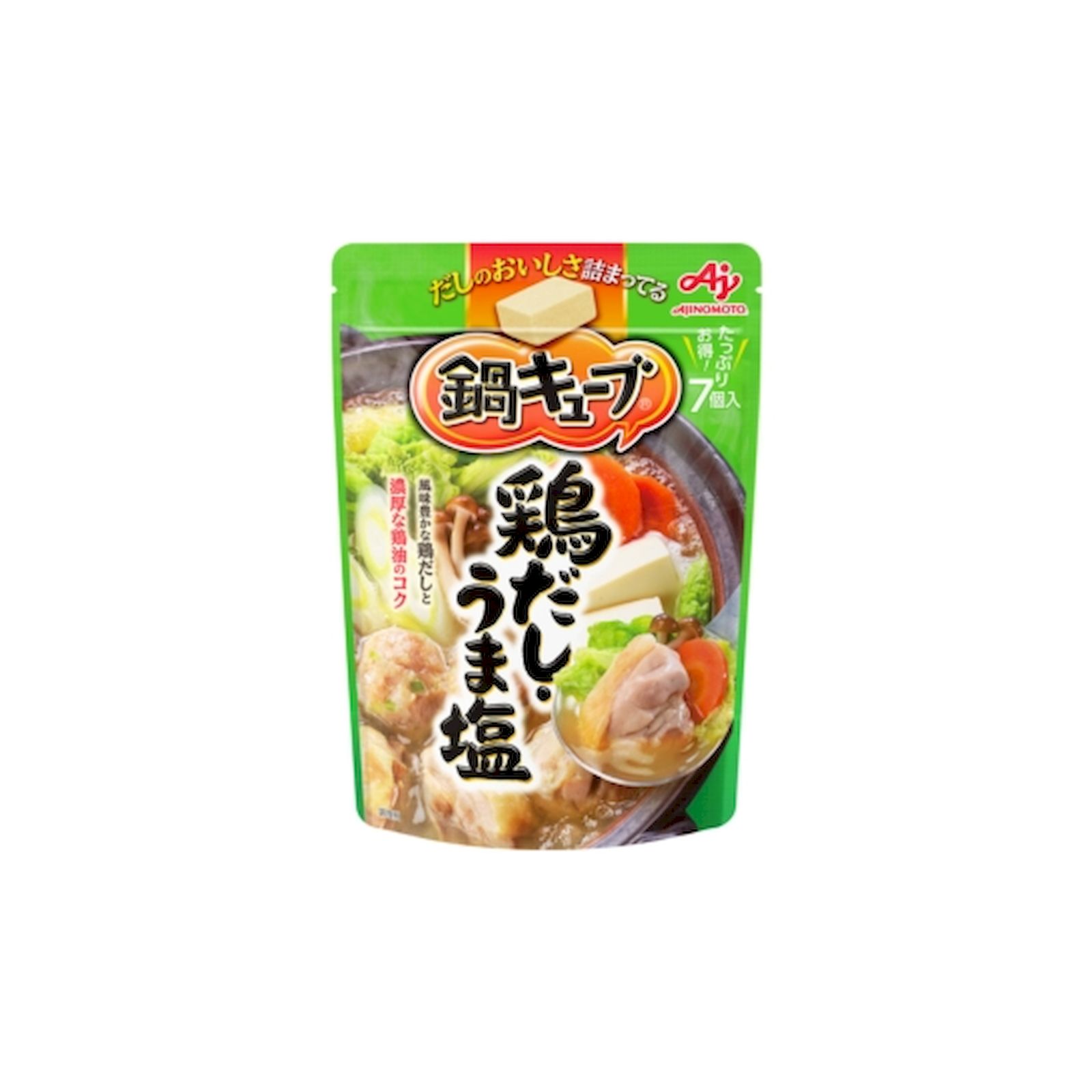 Yahoo! Yahoo!ショッピング(ヤフー ショッピング)味の素 鍋キューブ 鶏だし うま塩 51g（7個入） 固形鍋つゆ 鶏塩