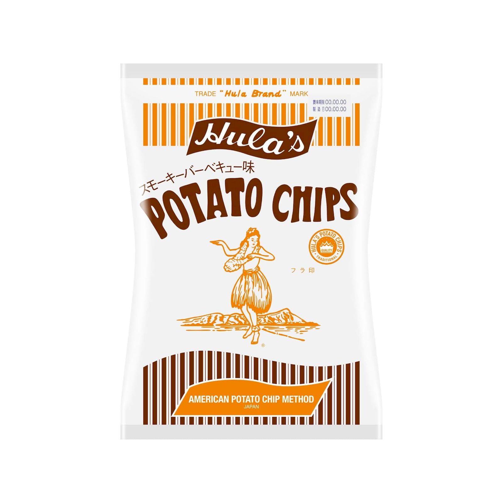 Yahoo! Yahoo!ショッピング(ヤフー ショッピング)フラ印 アメリカンポテトチップス スモーキーバーベキュー味 160g ポテトチップス スモーキーバーベキュー