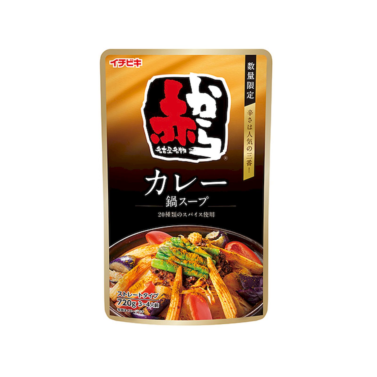Yahoo! Yahoo!ショッピング(ヤフー ショッピング)イチビキ ストレート赤からカレー鍋スープ 720g 赤から鍋 カレー鍋 スパイシー