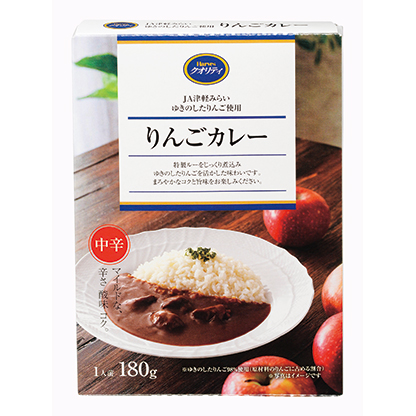 Yahoo! Yahoo!ショッピング(ヤフー ショッピング)ハーベスクオリティ りんごカレー 中辛 180g×1個 レトルト 手軽 濃厚 コク