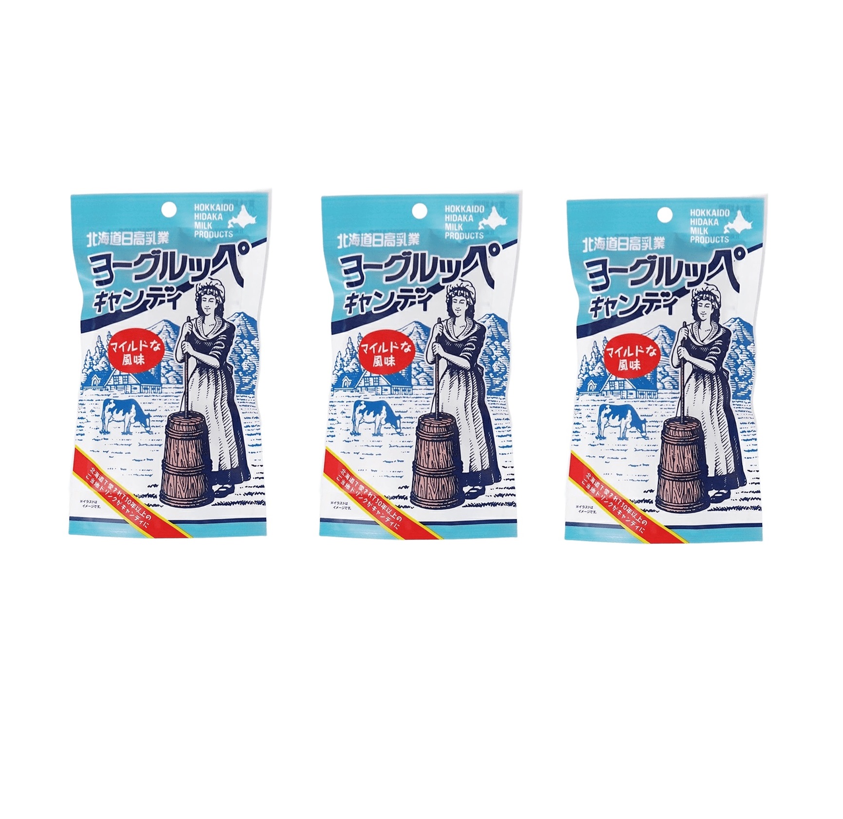 Yahoo! Yahoo!ショッピング(ヤフー ショッピング)北海道日高乳業 ヨーグルッペ キャンディ 60g×3個 キャンディ ヨーグルッペ 乳酸菌飲料 マイルド