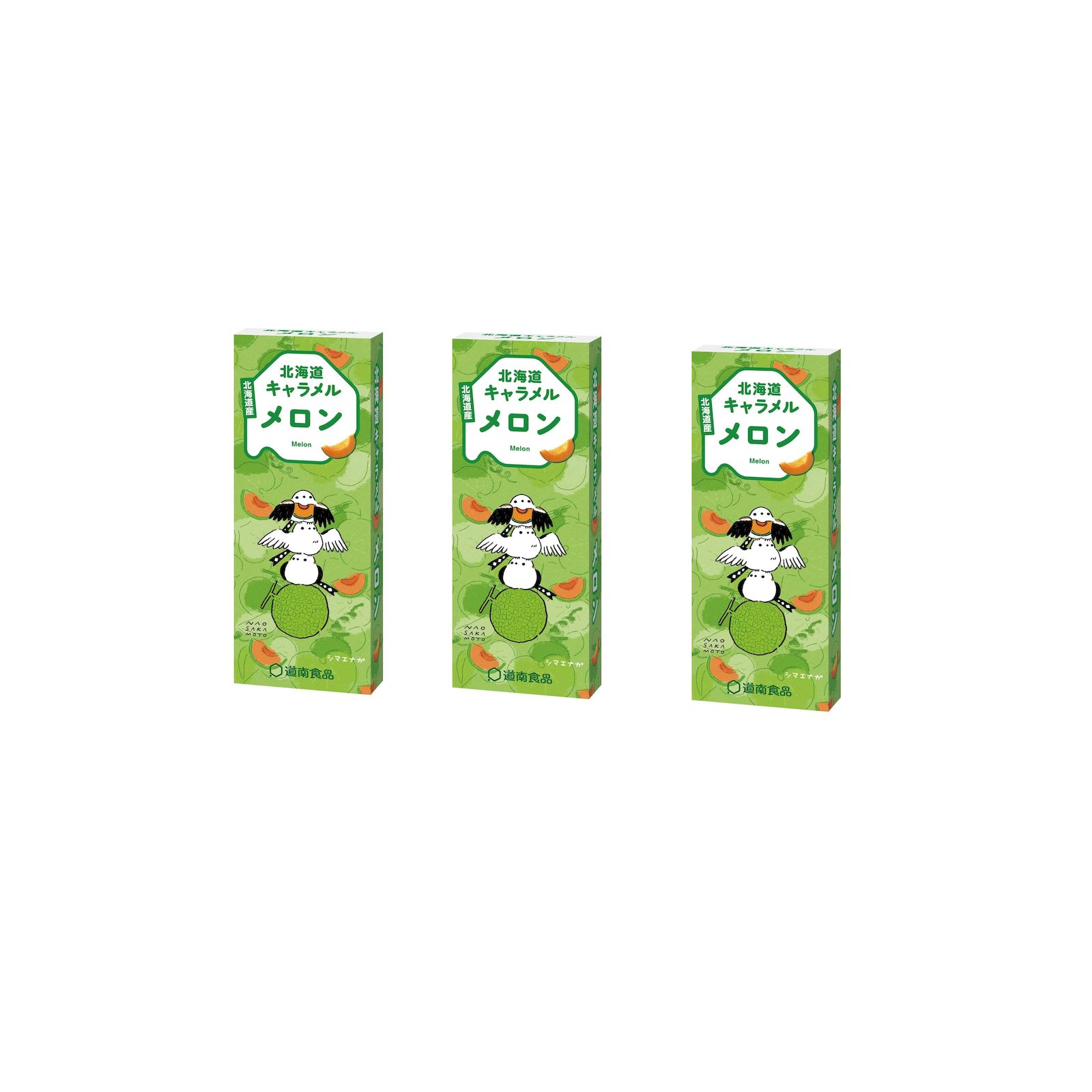 Yahoo! Yahoo!ショッピング(ヤフー ショッピング)道南食品 北海道キャラメル メロン 18粒入り×3個 キャラメル メロン 北海道 お菓子