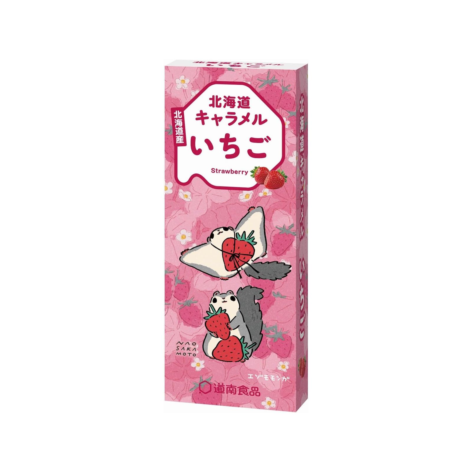 Yahoo! Yahoo!ショッピング(ヤフー ショッピング)道南食品 北海道キャラメル いちご 18粒入り×1個 キャラメル いちご 北海道 お菓子