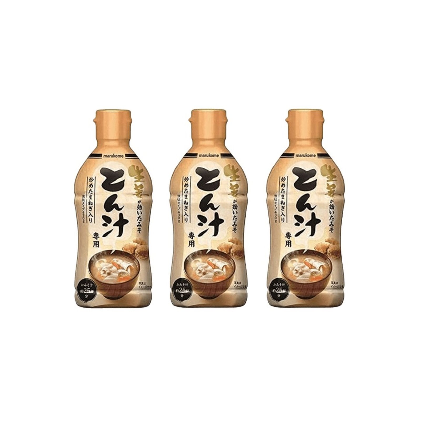 Yahoo! Yahoo!ショッピング(ヤフー ショッピング)マルコメ 液みそ とん汁専用 430g×3個 生姜 しょうが たまねぎ 出汁