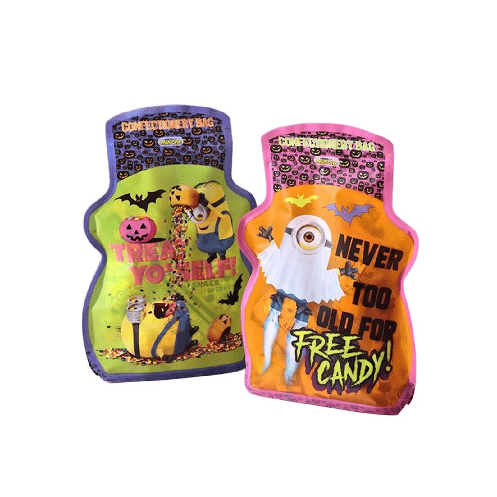 カルディ ハロウィン コンフェクショナリージッパーバッグ　ミニオン グリーン 81g×1個 ハロウィンミニオンお菓子ジッパーバッグ