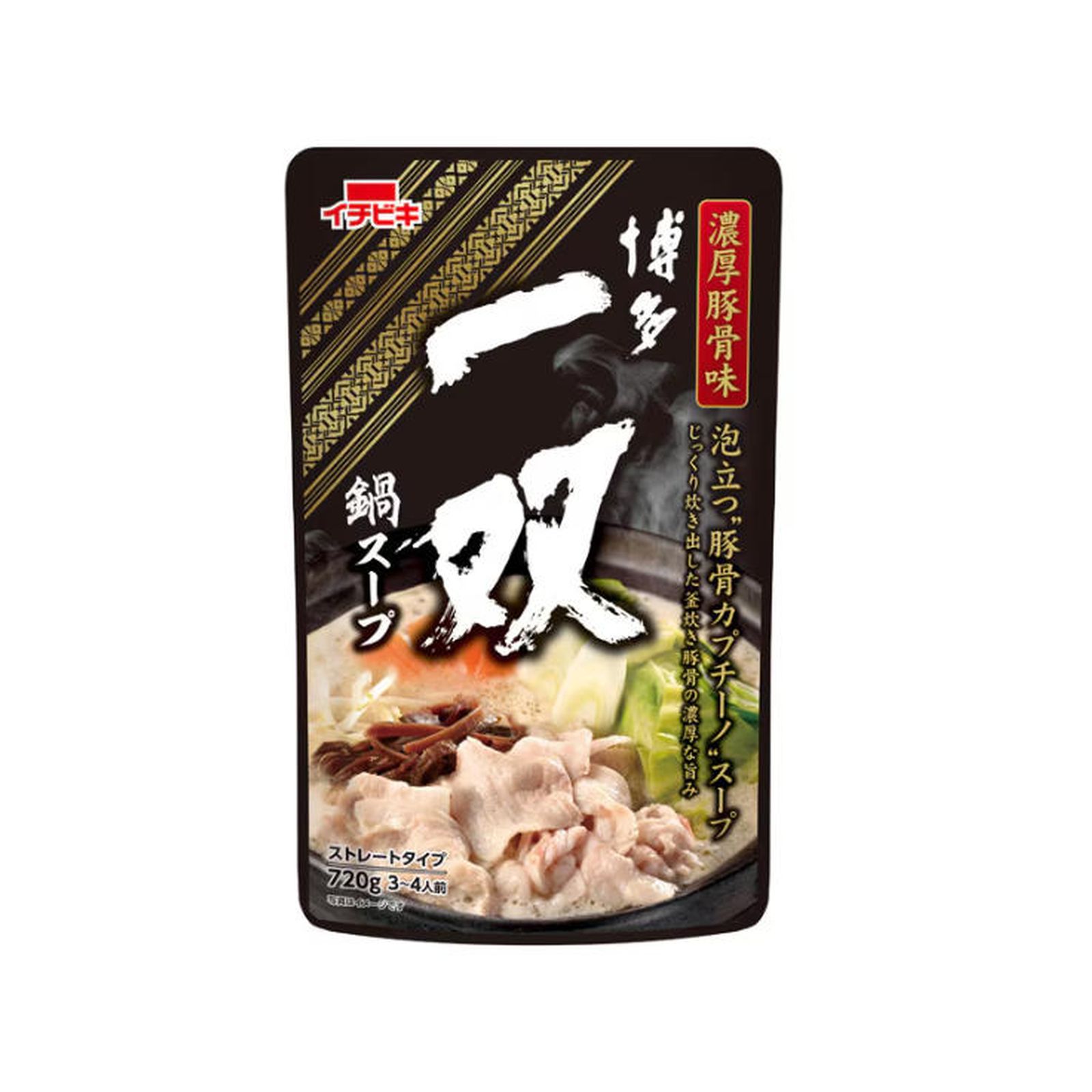 Yahoo! Yahoo!ショッピング(ヤフー ショッピング)イチビキ 博多一双 鍋スープ 濃厚豚骨味 720g×1個 鍋スープ豚骨博多一双