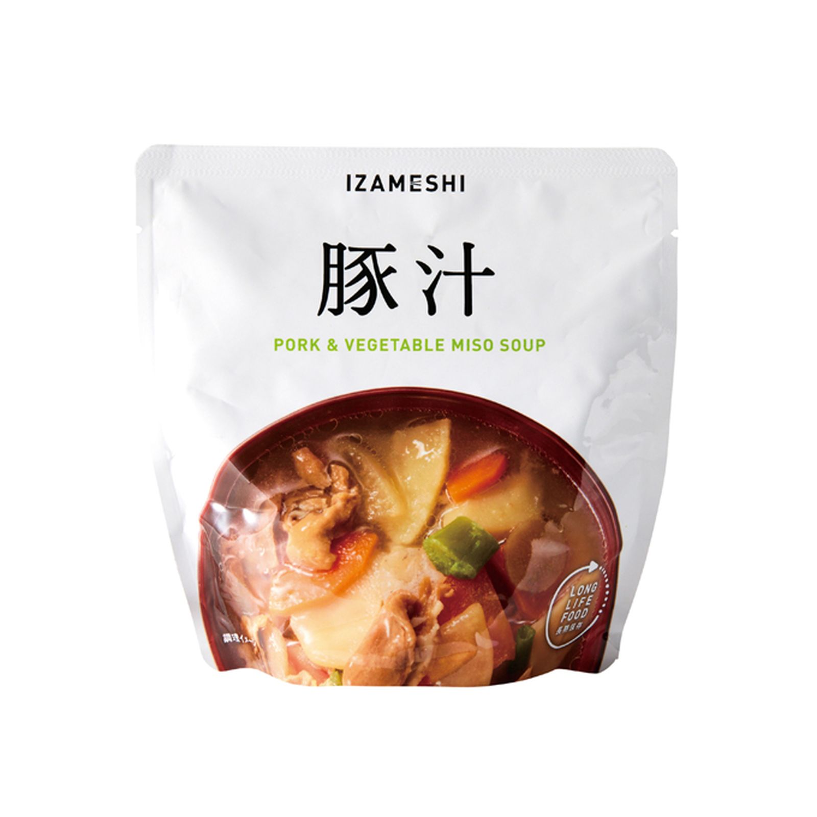 Yahoo! Yahoo!ショッピング(ヤフー ショッピング)IZAMESHI まんぞく豚汁 300g×1個 長期保存食 豚汁 備蓄食 惣菜 和風だし 常温