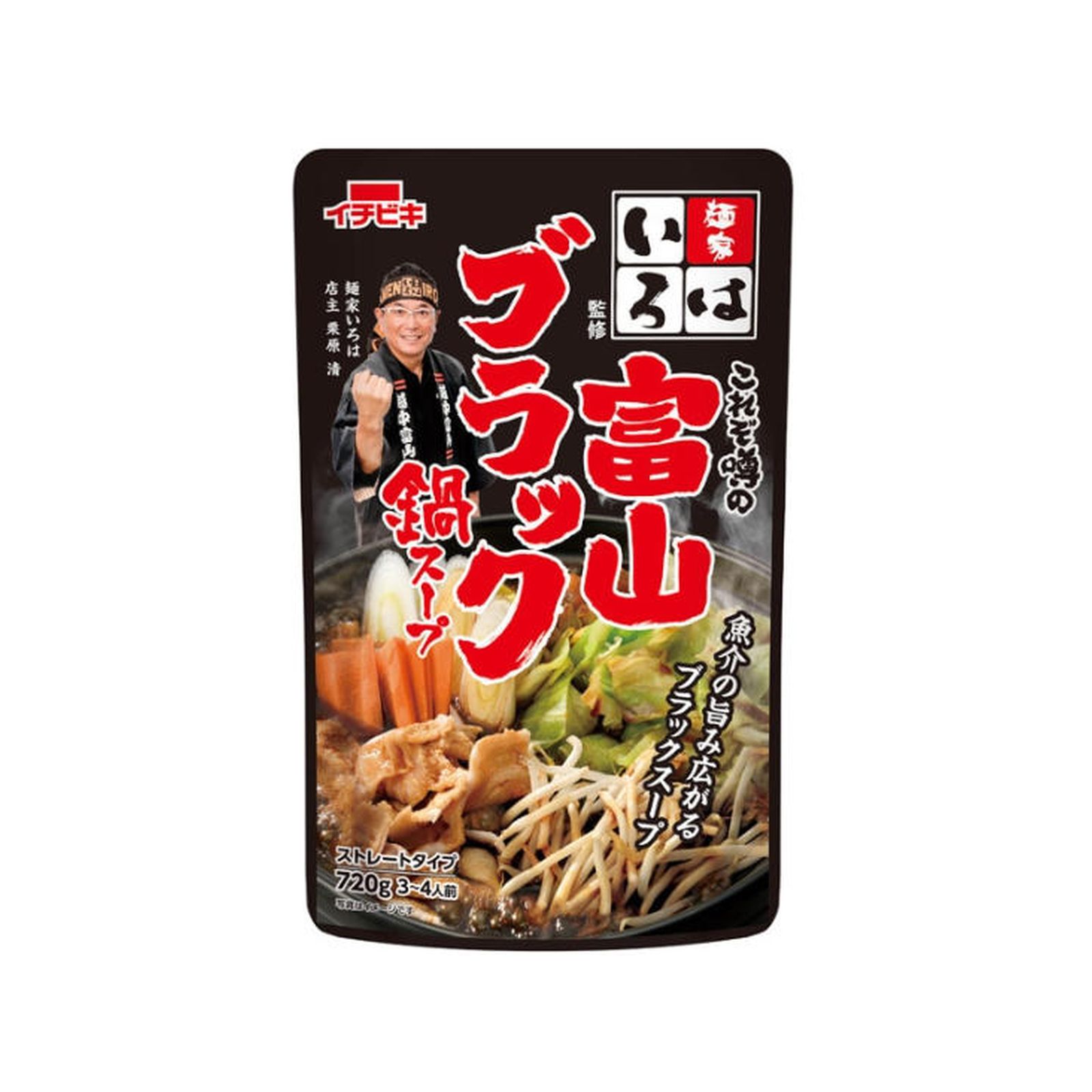 Yahoo! Yahoo!ショッピング(ヤフー ショッピング)イチビキ 麺家いろは監修 富山ブラック鍋スープ 720g×1個 鍋スープ富山ブラック