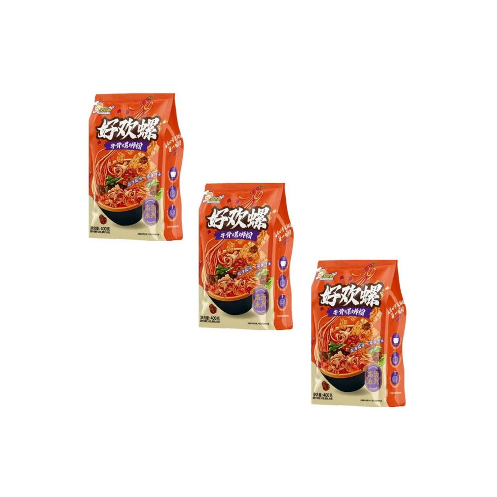 好歡螺 牛骨ルオスーフェン 400g×3個 牛骨スープ素 中華名物 中国 ご当地