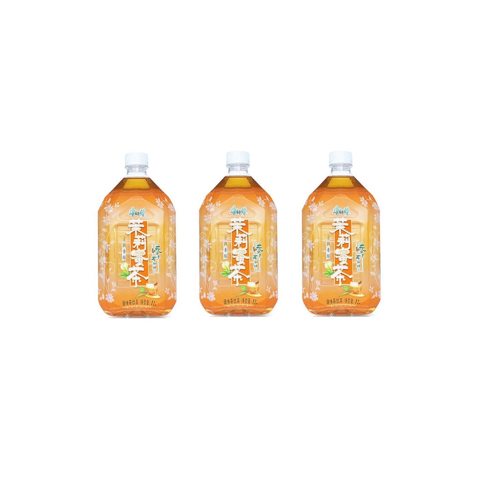 康師傅 茉莉蜜茶 1000ml×3個 ジャスミン はちみつ茶 定番飲料水 中国 ご当地