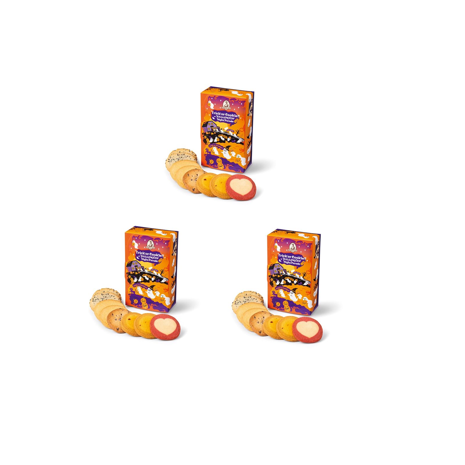 ステラおばさんのクッキー ハロウィンナイトパレード 8枚入り×3個 ハロウィン クッキー 限定