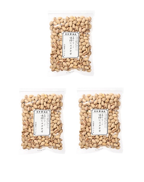 富澤商店 味付ピスタチオ 313g×3個 スナック 塩味 お菓子