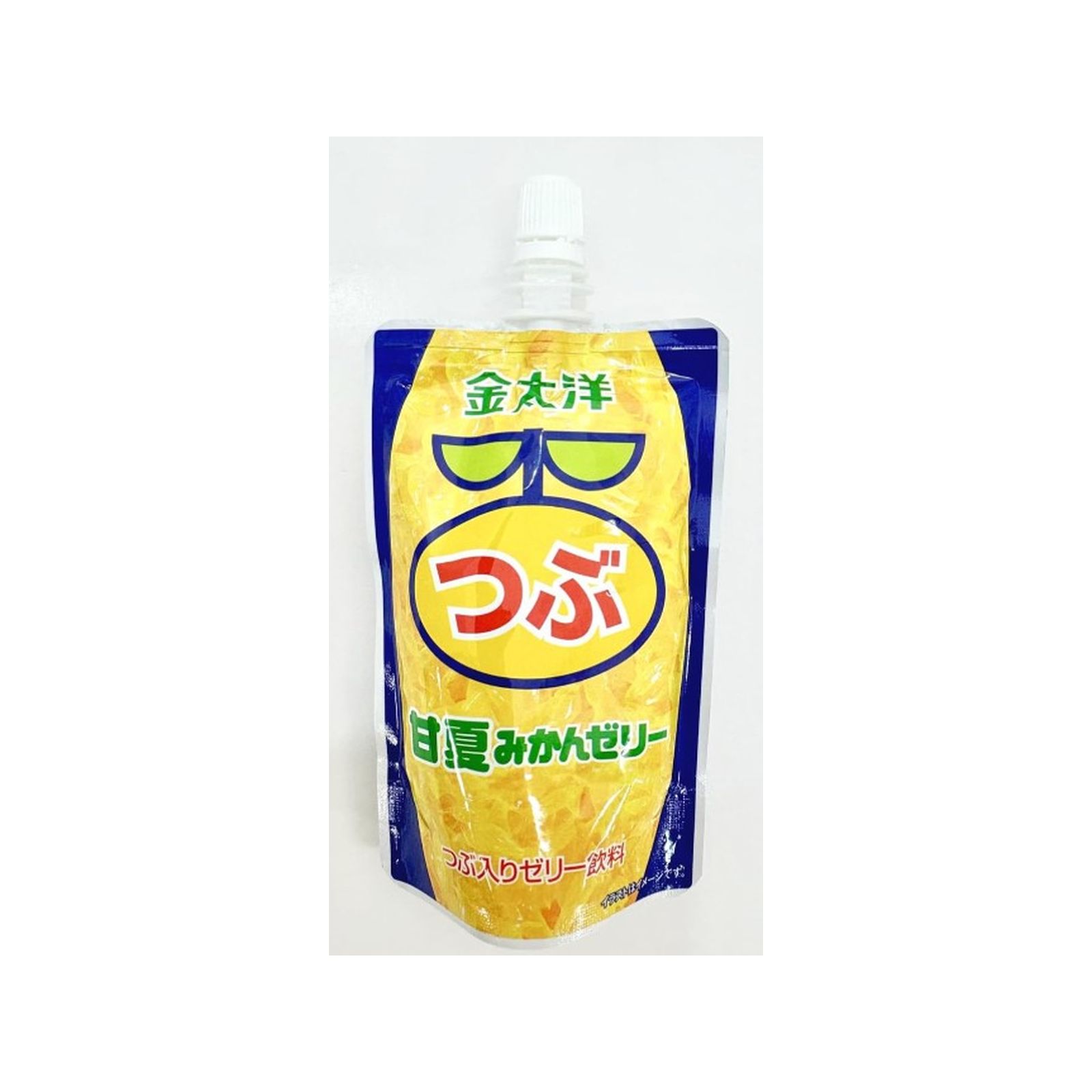 太洋食品 金太洋つぶ甘夏みかんゼリー 150g×1個 果汁 つぶ 甘夏 みかん ゼリー つぶ入り パウチ