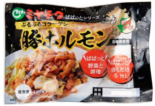 ミヤチク ぷるぷるコラーゲン豚ホルモン 180g 冷凍豚肉惣菜×1個 ホルモン コラーゲン あて ご当地 宮崎