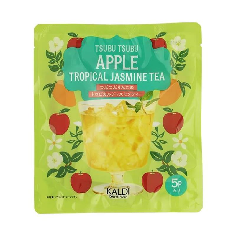 Yahoo! Yahoo!ショッピング(ヤフー ショッピング)カルディ つぶつぶリンゴのトロピカルジャスミンティー 41.5g KALDI リンゴ りんご ジャスミン茶 粉末 紅茶