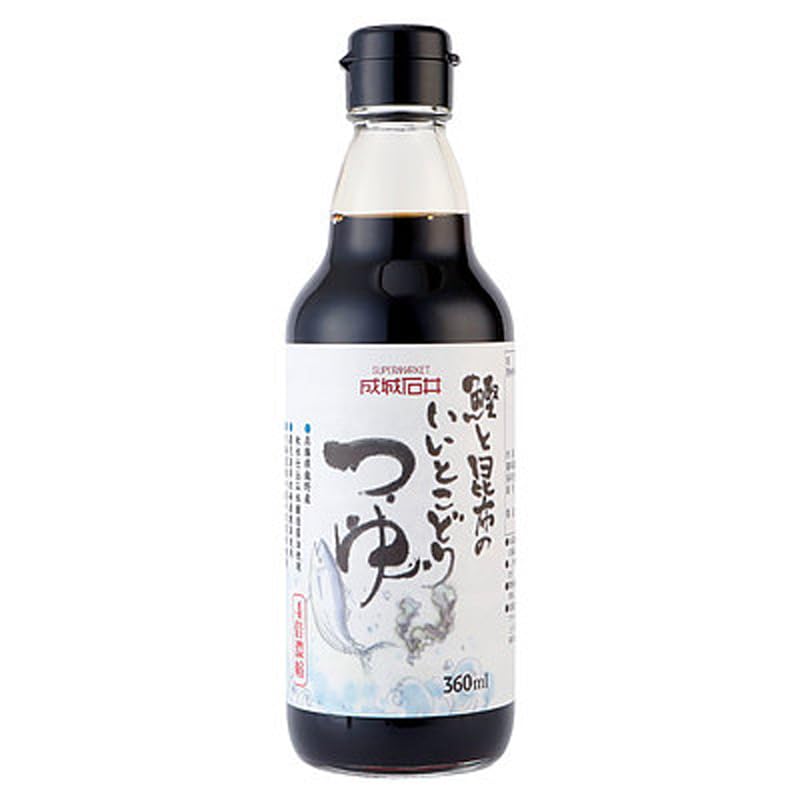 Yahoo! Yahoo!ショッピング(ヤフー ショッピング)成城石井 鰹と昆布のいいとこどりつゆ 360ml 濃縮つゆ 4倍濃縮 めんつゆ 煮物 和風料理