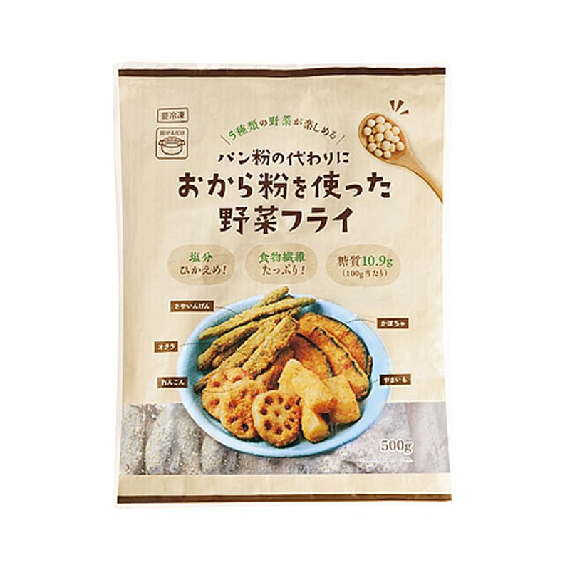 Yahoo! Yahoo!ショッピング(ヤフー ショッピング)業務スーパー おから粉を使った野菜フライ 500g 業スー 冷凍 おから お惣菜 惣菜 おつまみ おかず お弁当 冷凍食品 冷食 時短 簡単