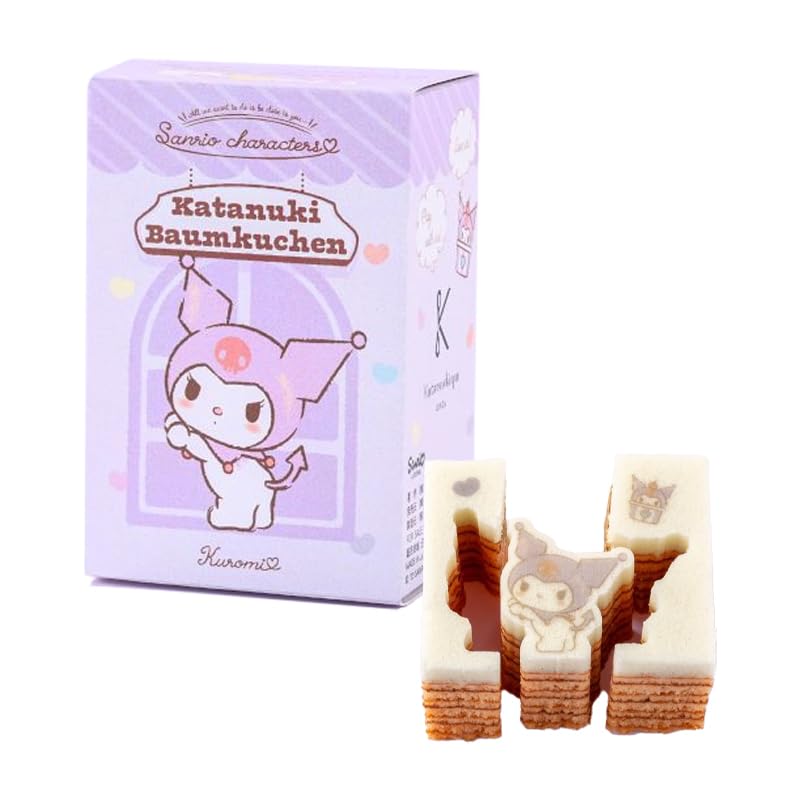 Yahoo! Yahoo!ショッピング(ヤフー ショッピング)カタヌキヤ クロミの型ぬきバウム（いちご味）×1個 バームクーヘン バウムクーヘン ギフト プレゼント お祝い キャラクター クロミちゃん サンリオ