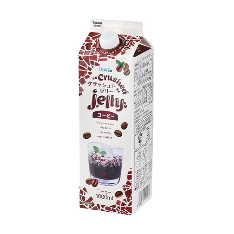 Yahoo! Yahoo!ショッピング(ヤフー ショッピング)ホーマー クラッシュドコーヒーゼリー 1000ml カルディ コーヒー ゼリー スイーツ 寒天 市販 アレンジ
