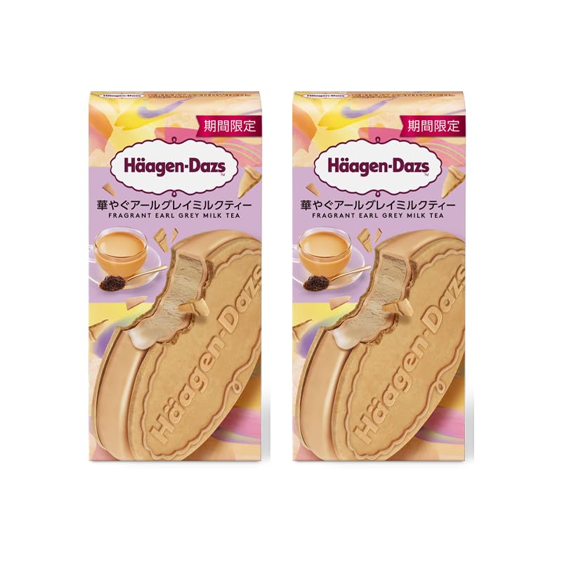 Yahoo! Yahoo!ショッピング(ヤフー ショッピング)ハーゲンダッツ 華やぐアールグレイミルクティー×2個 クリスピーサンド アイス アイスクリーム アールグレイ ミルク ミルクティー 紅茶 話題