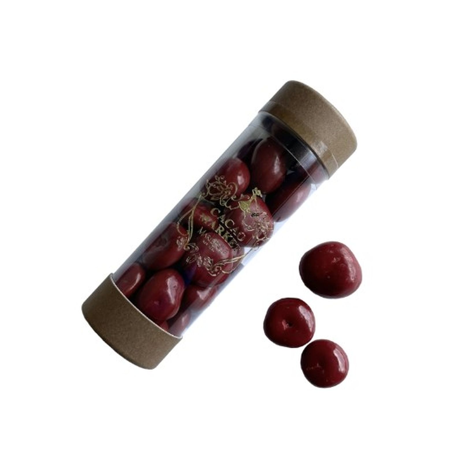 CACAO MARKET by MArieBelle 〈チューブ〉チョコレートチェリー 130g(v26)×1個 チョコレート バレンタイン ドライさくらんぼ ミルク 人気