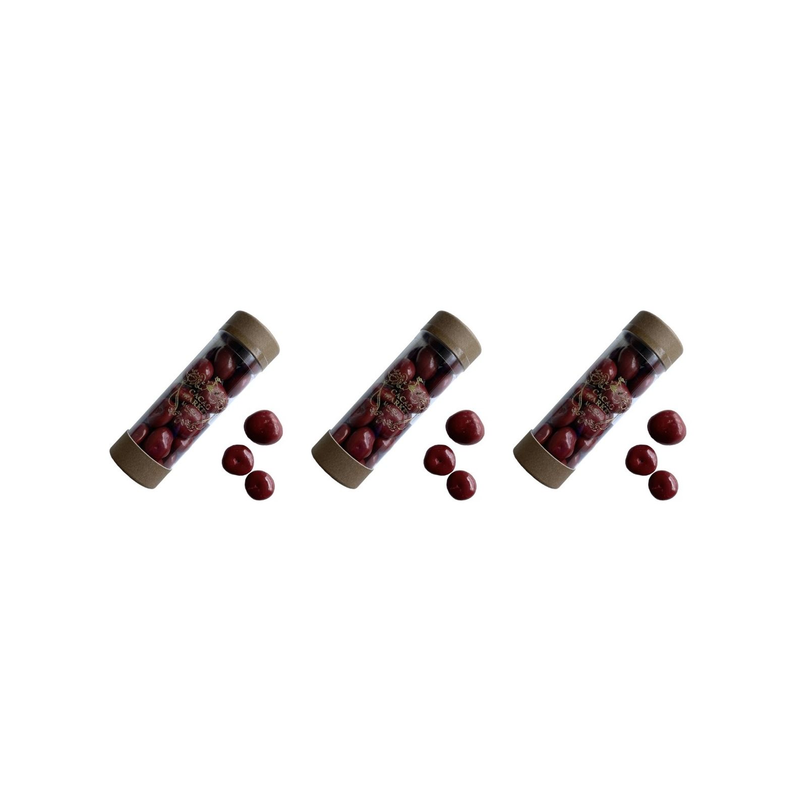 CACAO MARKET by MArieBelle 〈チューブ〉チョコレートチェリー 130g(v26)×3個 チョコレート バレンタイン ドライさくらんぼ ミルク 人気