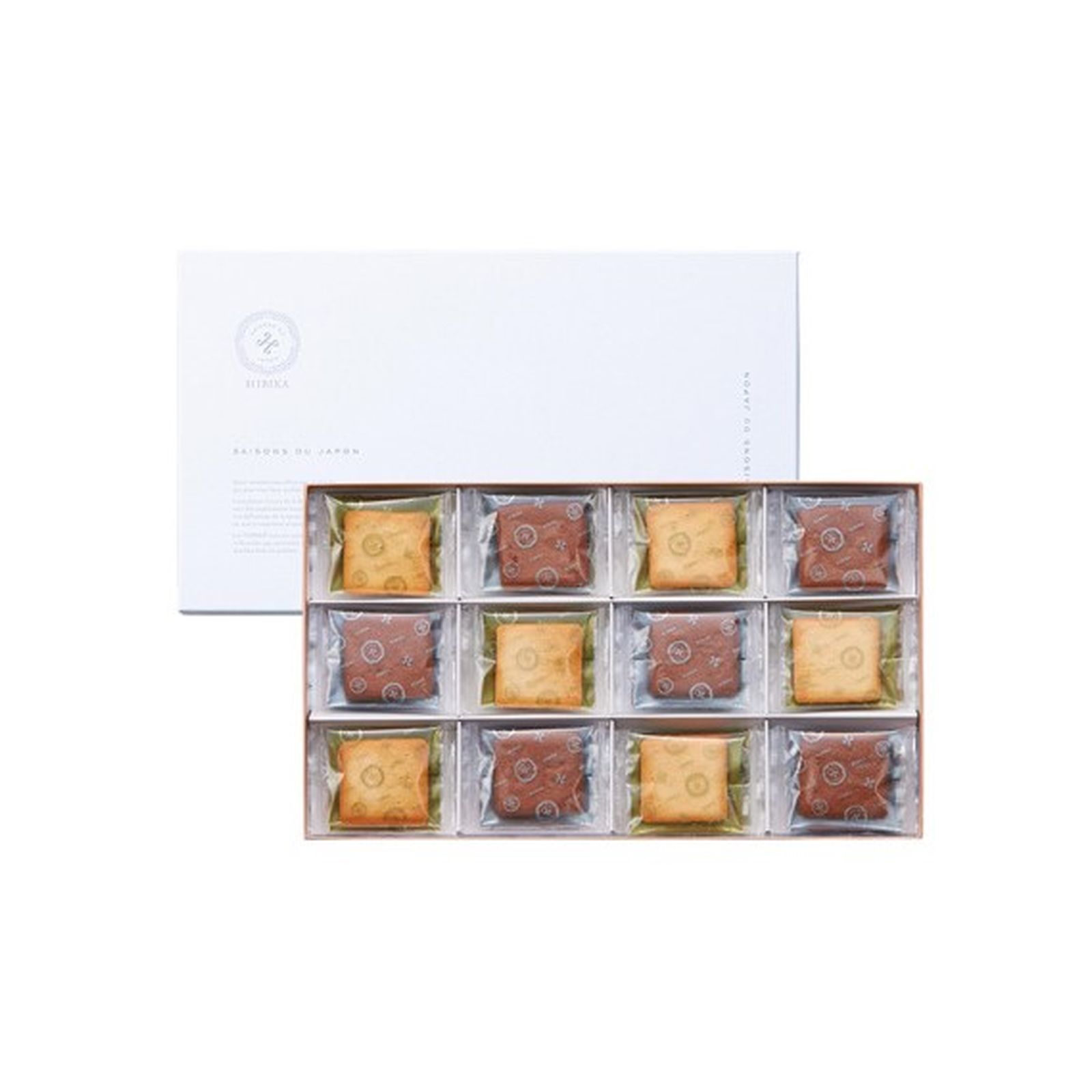 冬のラングドシャ 24枚入(v26) ひび か×1個 チョコレート バレンタイン アソート 焼菓子 人気