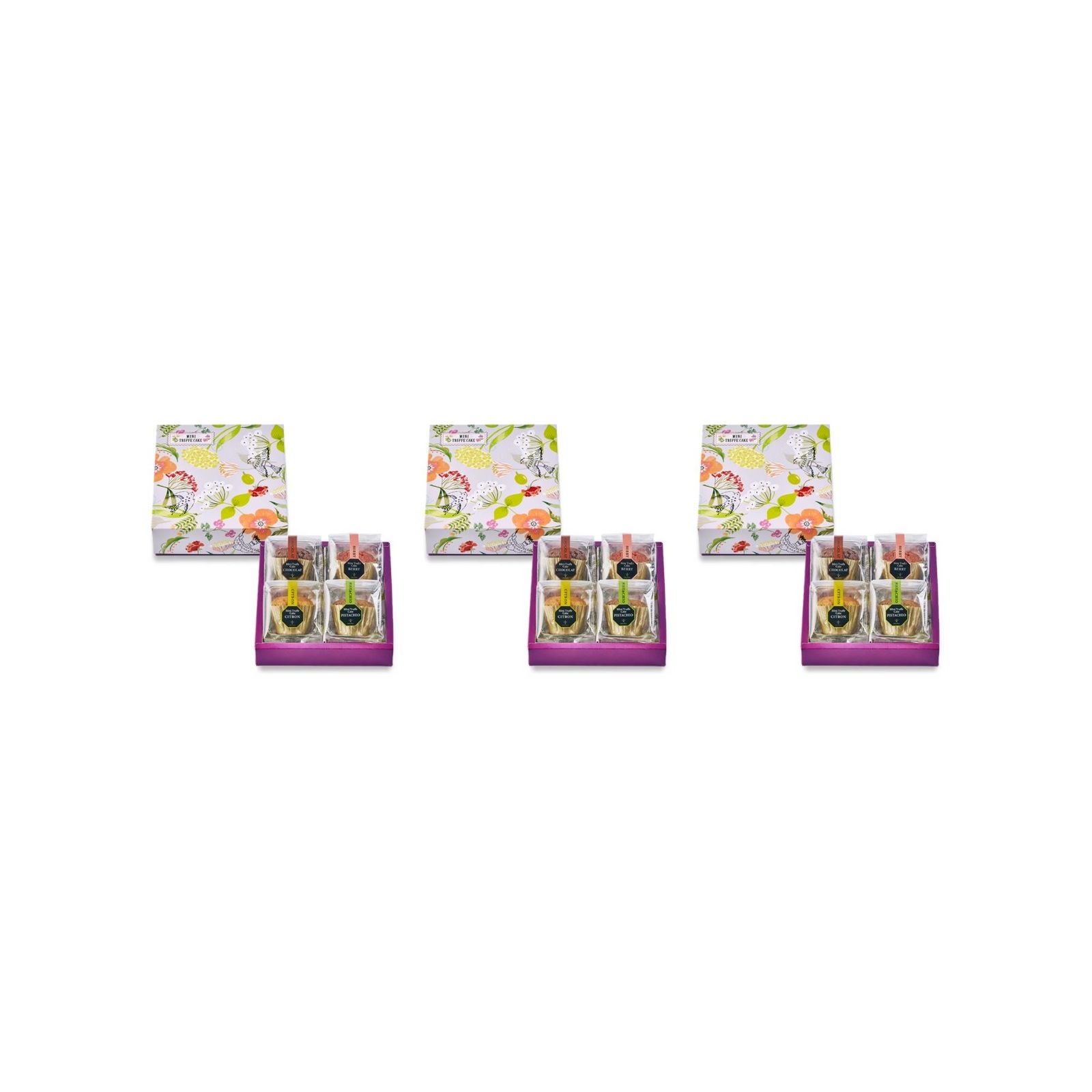 ミニトリュフケーキ4個入り(v26) ブ一ルミッシュ×3個 チョコレート バレンタイン 焼菓子 人気
