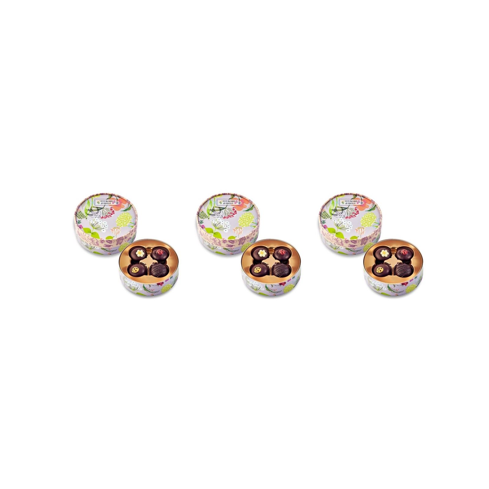 ブールミッシュ プティマカロン・ショコラ4個入り(v26)×3個 チョコレート バレンタイン 焼菓子 人気