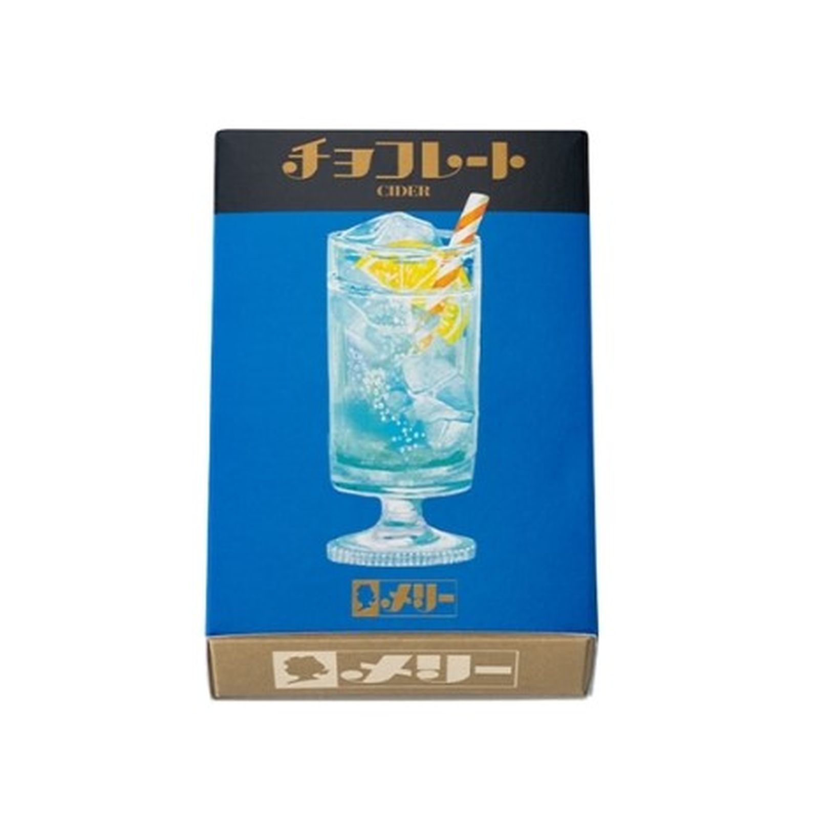 メリーチョコレート はじけるキャンディチョコレート。サイダーチョコレート(5個)(v26)×1個 チョコレート 菓子 バレンタイン パチパチ食感 人気